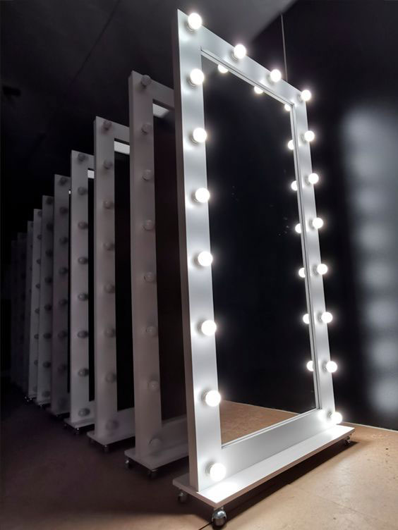 آینه هالیوودی آرایشگاه زنانه