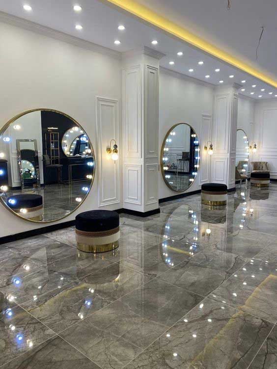 آینه دیواری آرایشگاه