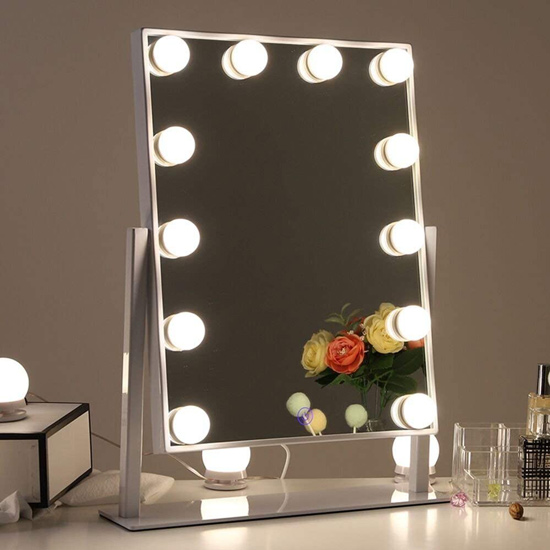 آینه لامپی سالن آرایش