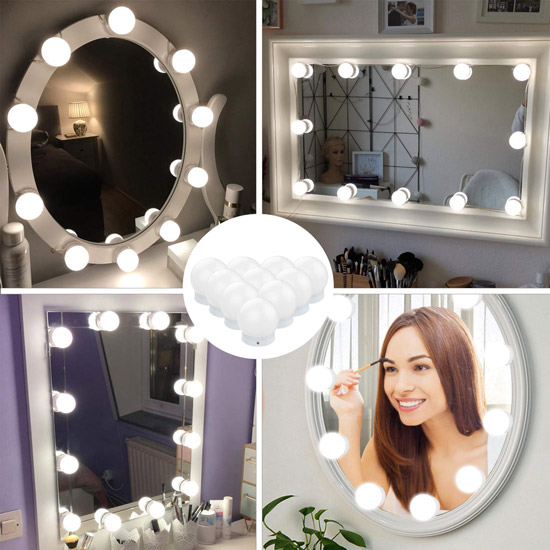 آینه لامپی برای سالن آرایش