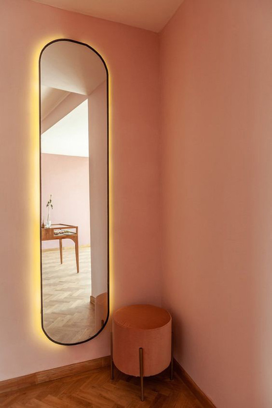 آینه قدی نور مخفی