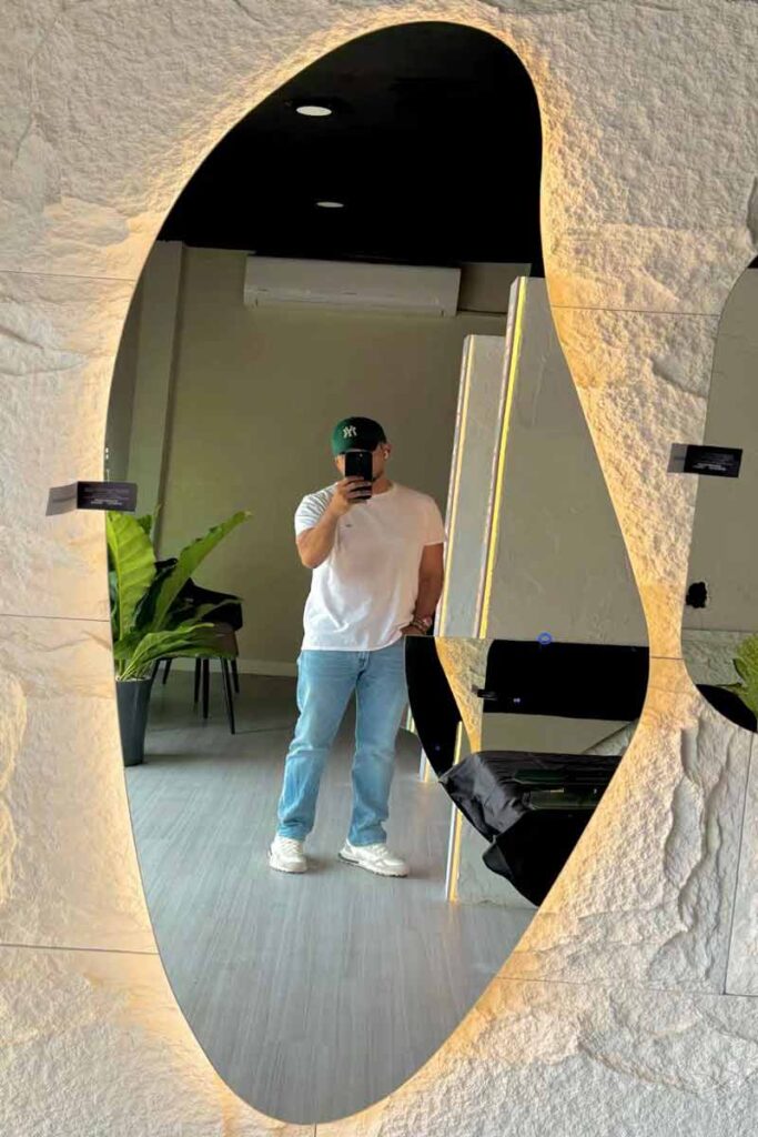 آینه قدی نور مخفی