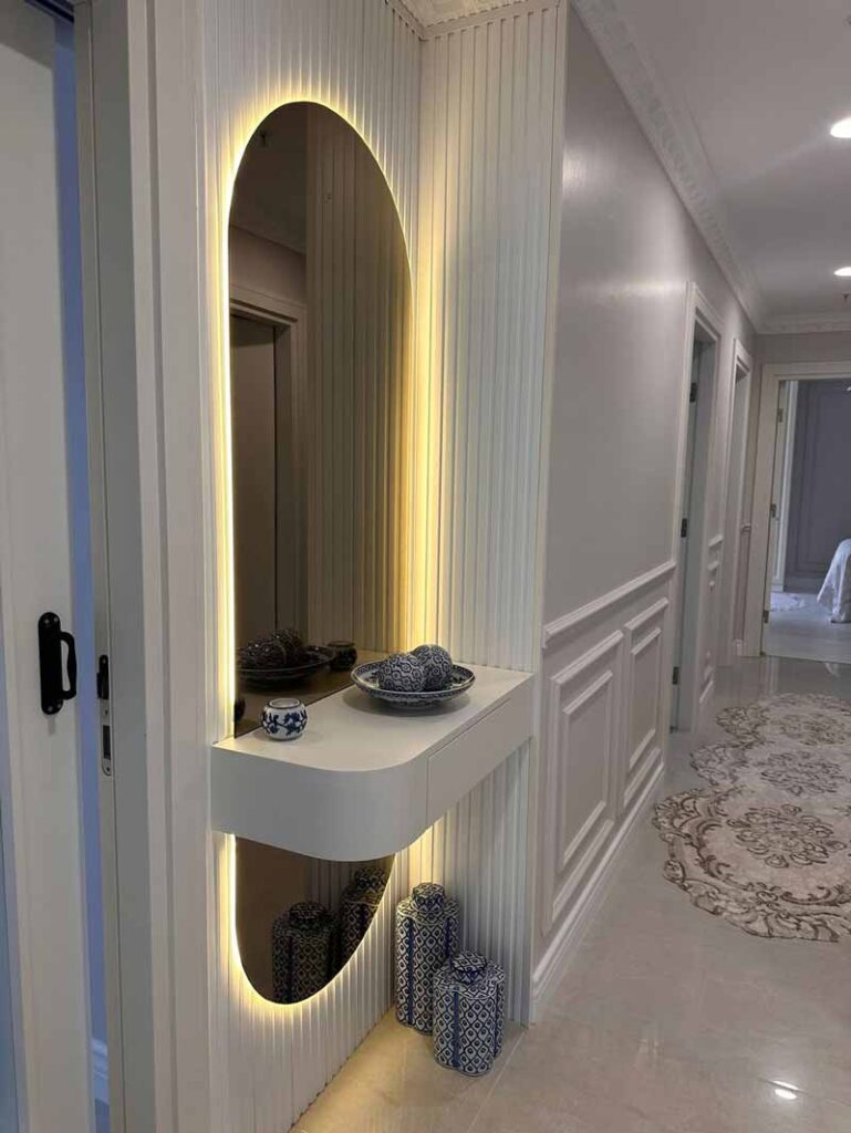 آینه قدی نور مخفی