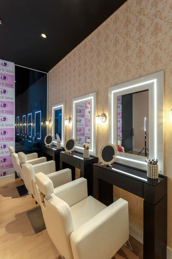 آینه کنسول آرایشگاه زنانه