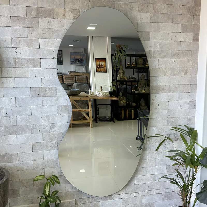 آینه قدی دیواری بدون قاب