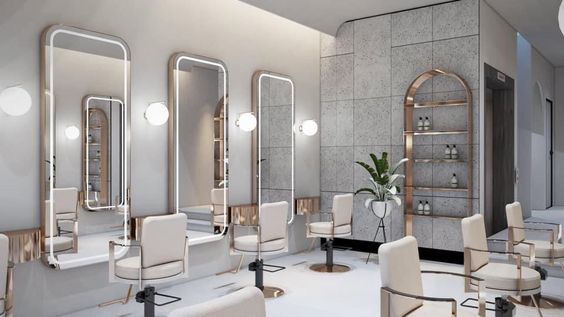 آینه نوری برای سالن زیبایی