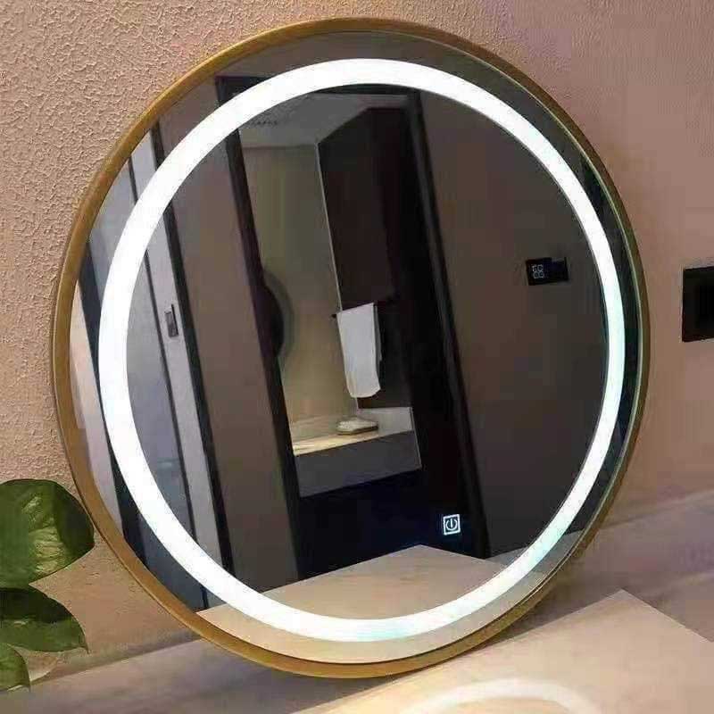 آینه تاچ نوردار گرد