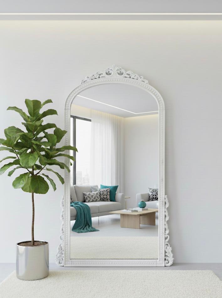 آینه قدی سفید